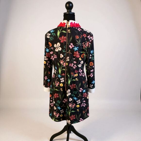 Ted Baker Tillena Hampton‑Collar Floral Dress Size 2 NWOT - Picture 7 of 10